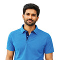 Mars Polo T-shirt - Sea Blue