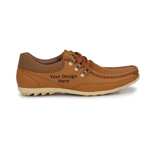 Tan Customized  Casual Shoe