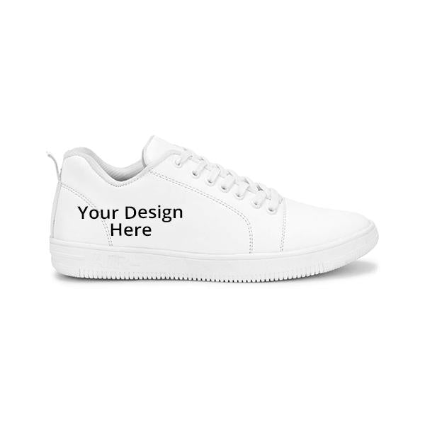 White Customized Men’s Sneakers