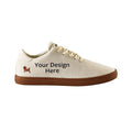 Ivory Cream Customized Classic Sneakers